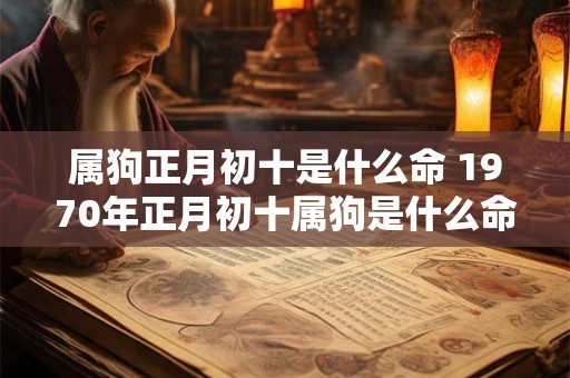 属狗正月初十是什么命 1970年正月初十属狗是什么命