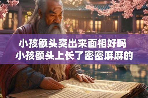 小孩额头突出来面相好吗 小孩额头上长了密密麻麻的小痘痘怎么办
