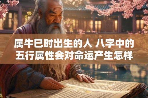 属牛巳时出生的人 八字中的五行属性会对命运产生怎样的影响呢
