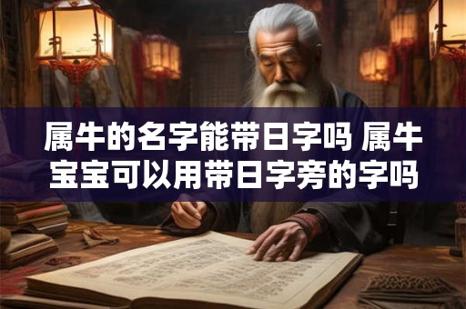 属牛的名字能带日字吗 属牛宝宝可以用带日字旁的字吗
