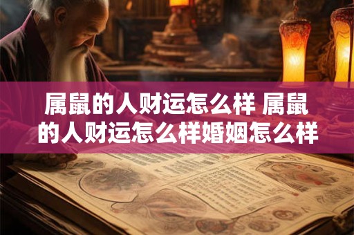 属鼠的人财运怎么样 属鼠的人财运怎么样婚姻怎么样 属鼠的人财运怎么样 属鼠的人财运怎么样婚姻怎么样