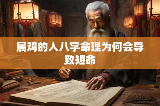 属鸡的人八字命理为何会导致短命 属鸡的人八字命理为何会导致短命