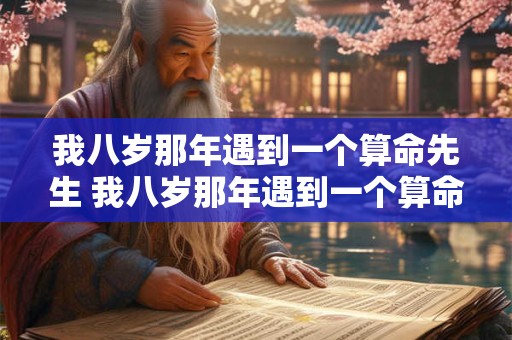 我八岁那年遇到一个算命先生 我八岁那年遇到一个算命先生 天天出入各种豪宅