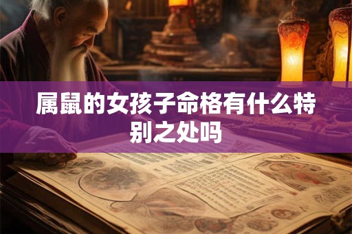 属鼠的女孩子命格有什么特别之处吗