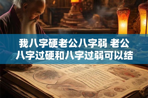 我八字硬老公八字弱 老公八字过硬和八字过弱可以结婚吗