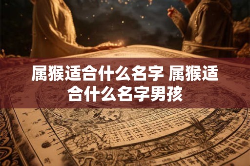 属猴适合什么名字 属猴适合什么名字男孩