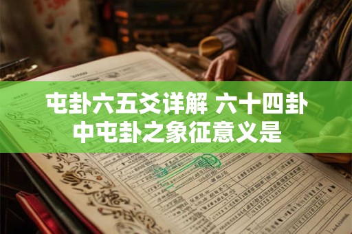 屯卦六五爻详解 六十四卦中屯卦之象征意义是