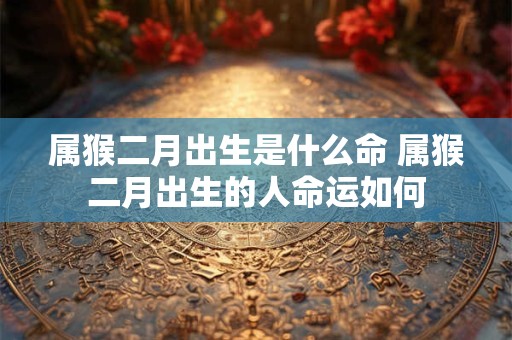 属猴二月出生是什么命 属猴二月出生的人命运如何