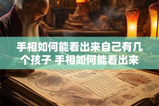 手相如何能看出来自己有几个孩子 手相如何能看出来自己有几个孩子呢