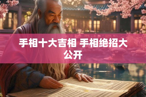 手相十大吉相 手相绝招大公开