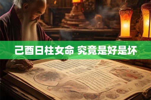 己酉日柱女命 究竟是好是坏