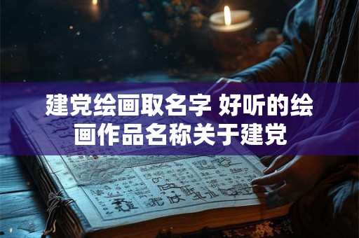 建党绘画取名字 好听的绘画作品名称关于建党