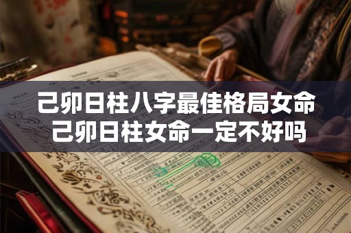 己卯日柱八字最佳格局女命 己卯日柱女命一定不好吗 己卯日柱八字最佳格局女命 己卯日柱女命一定不好吗