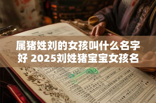 属猪姓刘的女孩叫什么名字好 2026刘姓猪宝宝女孩名字大全