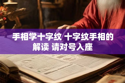 手相学十字纹 十字纹手相的解读 请对号入座