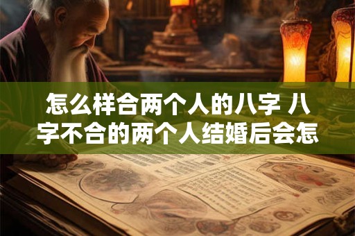 怎么样合两个人的八字 八字不合的两个人结婚后会怎么样