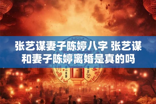 张艺谋妻子陈婷八字 张艺谋和妻子陈婷离婚是真的吗