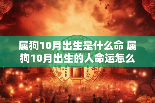 属狗10月出生是什么命 属狗10月出生的人命运怎么样