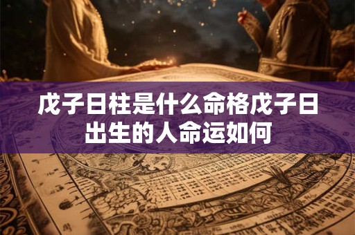 戊子日柱是什么命格戊子日出生的人命运如何