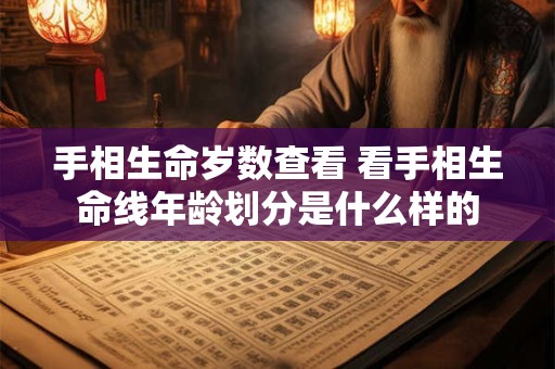 手相生命岁数查看 看手相生命线年龄划分是什么样的