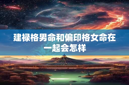 建禄格男命和偏印格女命在一起会怎样