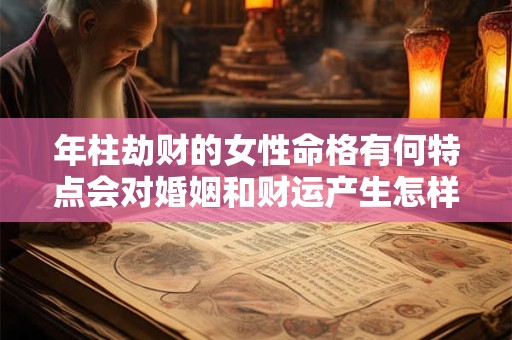 年柱劫财的女性命格有何特点会对婚姻和财运产生怎样的影响