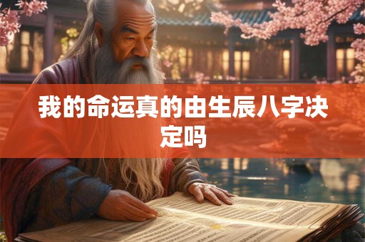 我的命运真的由生辰八字决定吗