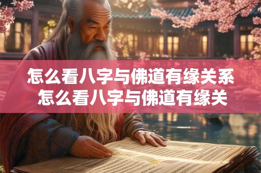 怎么看八字与佛道有缘关系 怎么看八字与佛道有缘关系的人