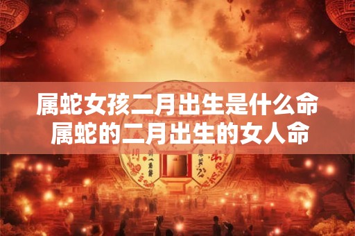 属蛇女孩二月出生是什么命 属蛇的二月出生的女人命不好