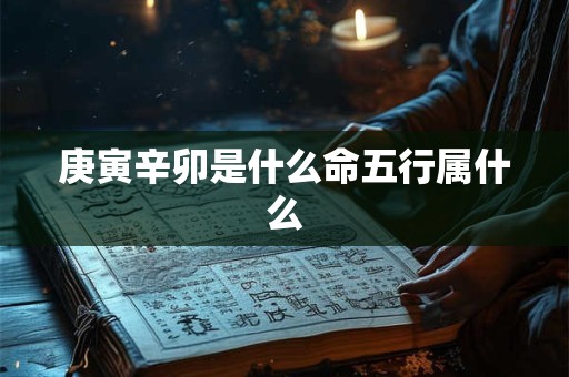 庚寅辛卯是什么命五行属什么