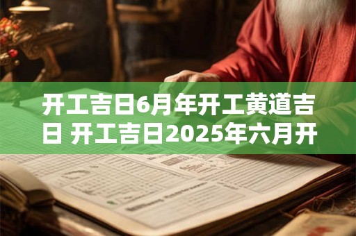开工吉日6月年开工黄道吉日 开工吉日2025年六月开工黄道吉日