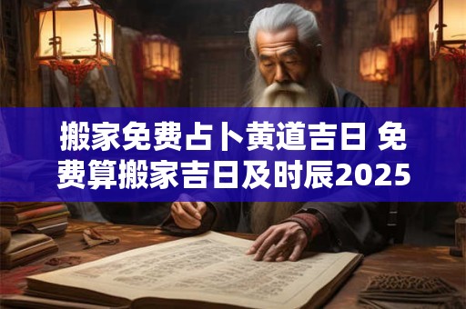 搬家免费占卜黄道吉日 免费算搬家吉日及时辰2025
