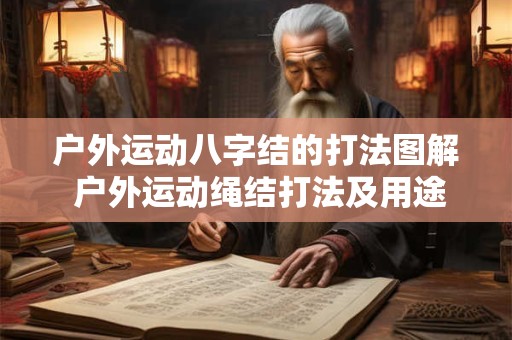 户外运动八字结的打法图解 户外运动绳结打法及用途
