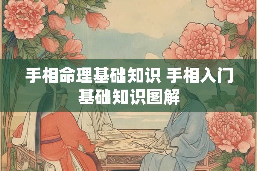 手相命理基础知识 手相入门基础知识图解