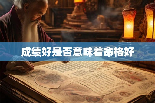 成绩好是否意味着命格好