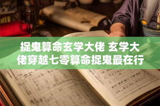 捉鬼算命玄学大佬 玄学大佬穿越七零算命捉鬼最在行 捉鬼算命玄学大佬 玄学大佬穿越七零算命捉鬼最在行