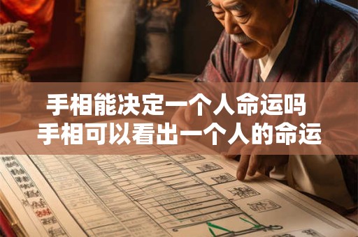 手相能决定一个人命运吗 手相可以看出一个人的命运吗