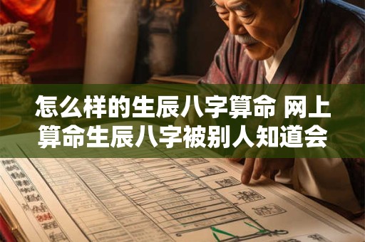 怎么样的生辰八字算命 网上算命生辰八字被别人知道会怎么样