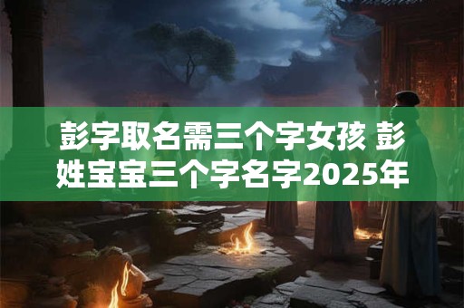 彭字取名需三个字女孩 彭姓宝宝三个字名字2025年