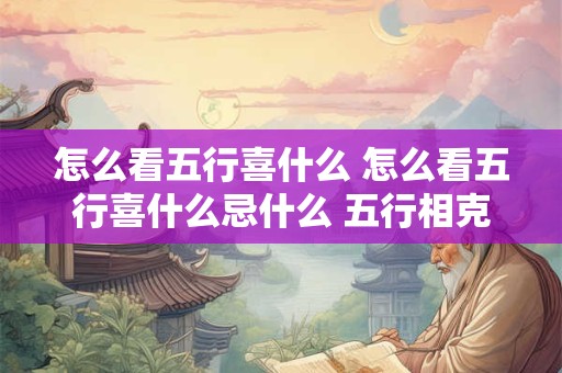 怎么看五行喜什么 怎么看五行喜什么忌什么 五行相克的顺序