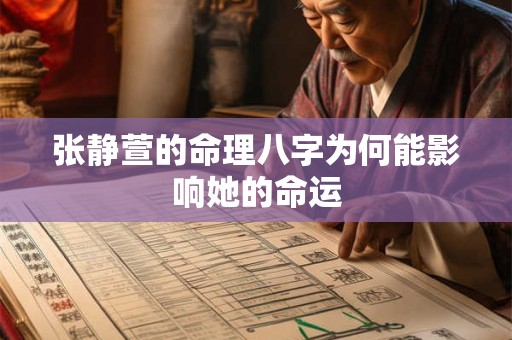张静萱的命理八字为何能影响她的命运