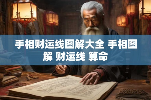 手相财运线图解大全 手相图解 财运线 算命