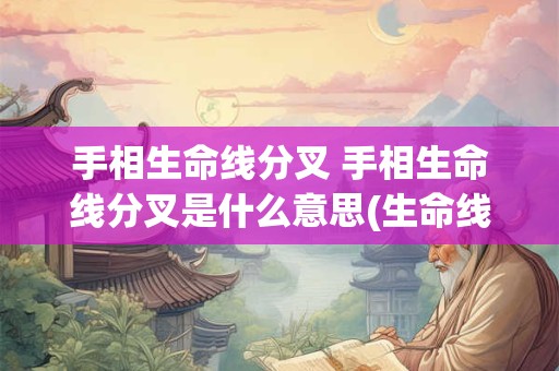 手相生命线分叉 手相生命线分叉是什么意思(生命线分叉20种图解)