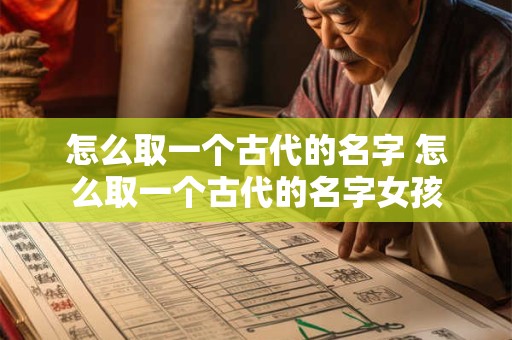 怎么取一个古代的名字 怎么取一个古代的名字女孩