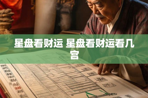 星盘看财运 星盘看财运看几宫