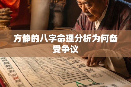 方静的八字命理分析为何备受争议 方静的八字命理分析为何备受争议