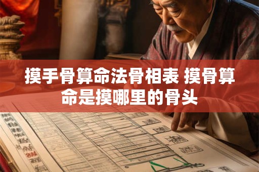 摸手骨算命法骨相表 摸骨算命是摸哪里的骨头