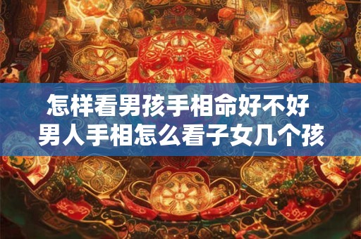 怎样看男孩手相命好不好 男人手相怎么看子女几个孩子
