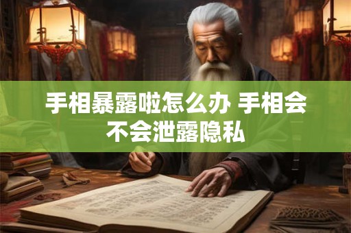 手相暴露啦怎么办 手相会不会泄露隐私