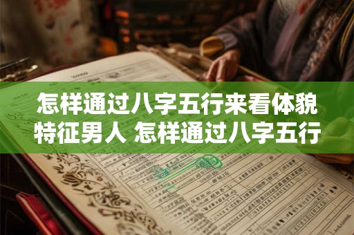怎样通过八字五行来看体貌特征男人 怎样通过八字五行来看体貌特征男人的性格